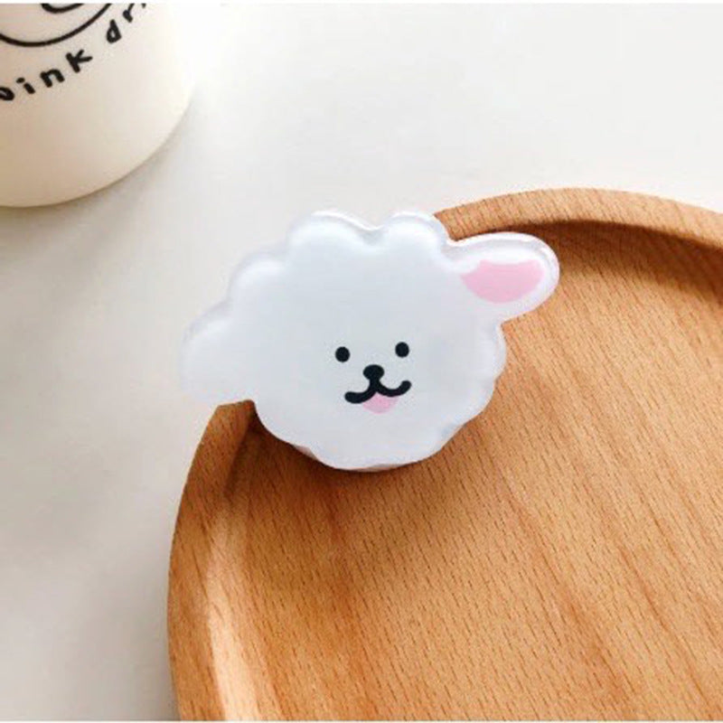 Wholesale Acrylic Phone Airbag Stand Ins Lazy Grip Cushion Adhesive Ring Holder For Phone Case Trendy Fashion Accessory Gift