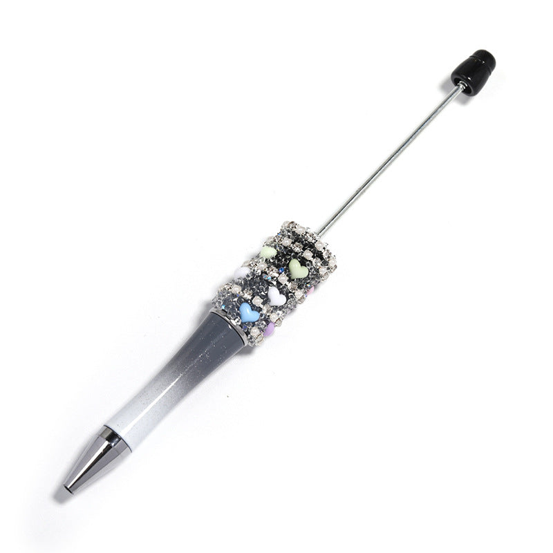 Wholesale 5pcs Beadable Pens Exploding Rhinestones DIY Love Chain Starry Sugar Pen