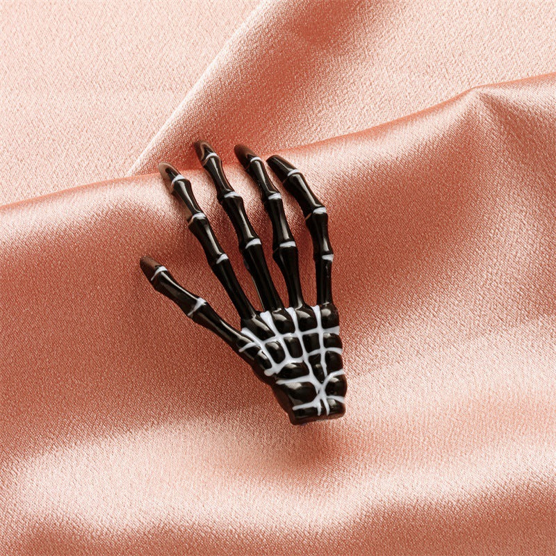 Wholesale Gothic Skeleton Hand Bone Acrylic Hair Clips