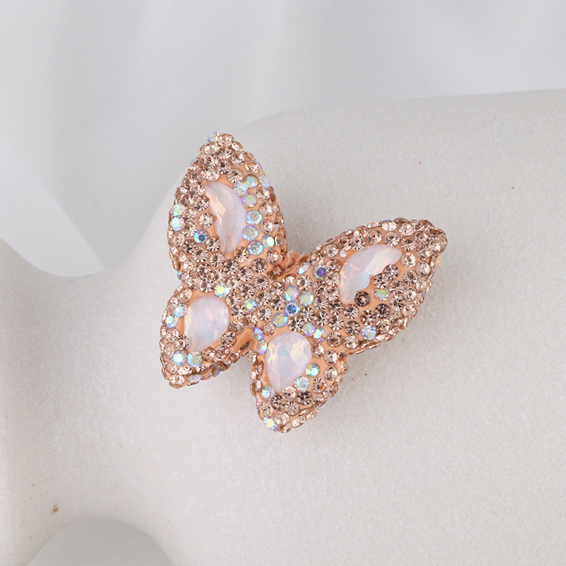 Wholesale DIY Colorful Butterfly Soft Clay Diamond Balls