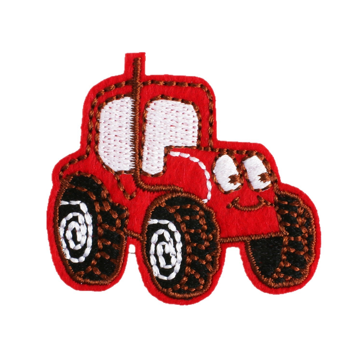 Wholesale Stylish Cartoon Police Car Embroidery Patch Polyester Clothing Patch For Everyday Wear Resale Accessory