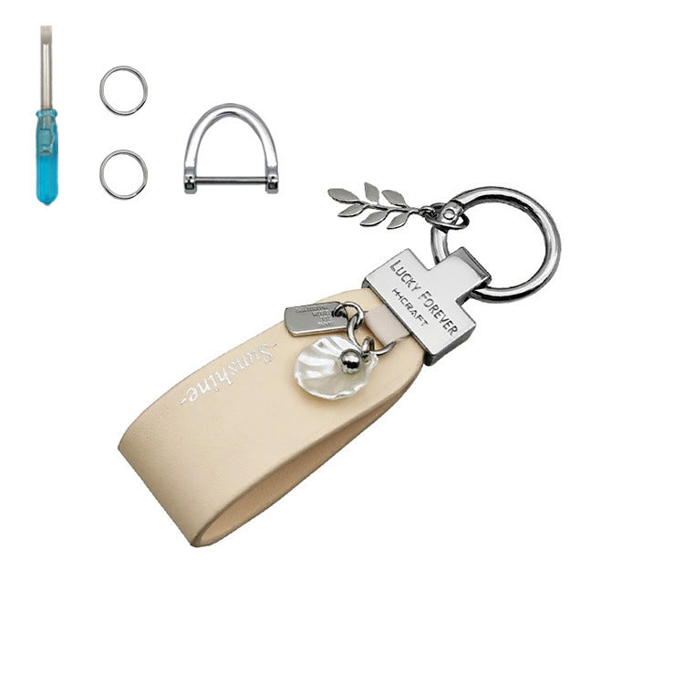 Wholesale Alloy Leather Buckle Shell Female Pendants