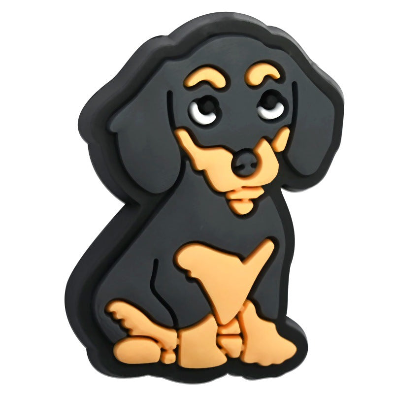 Wholesale   Random 100pcs/pack  Cute cartoon puppy beaded beads