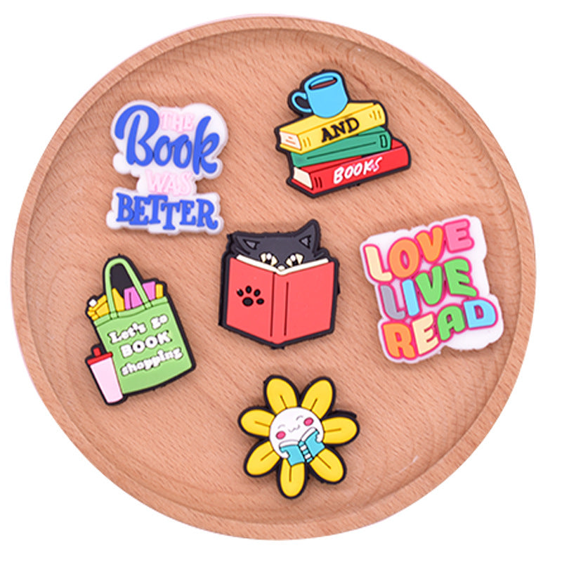 Wholesale Random 100pcs Student School Bookworm  Beads