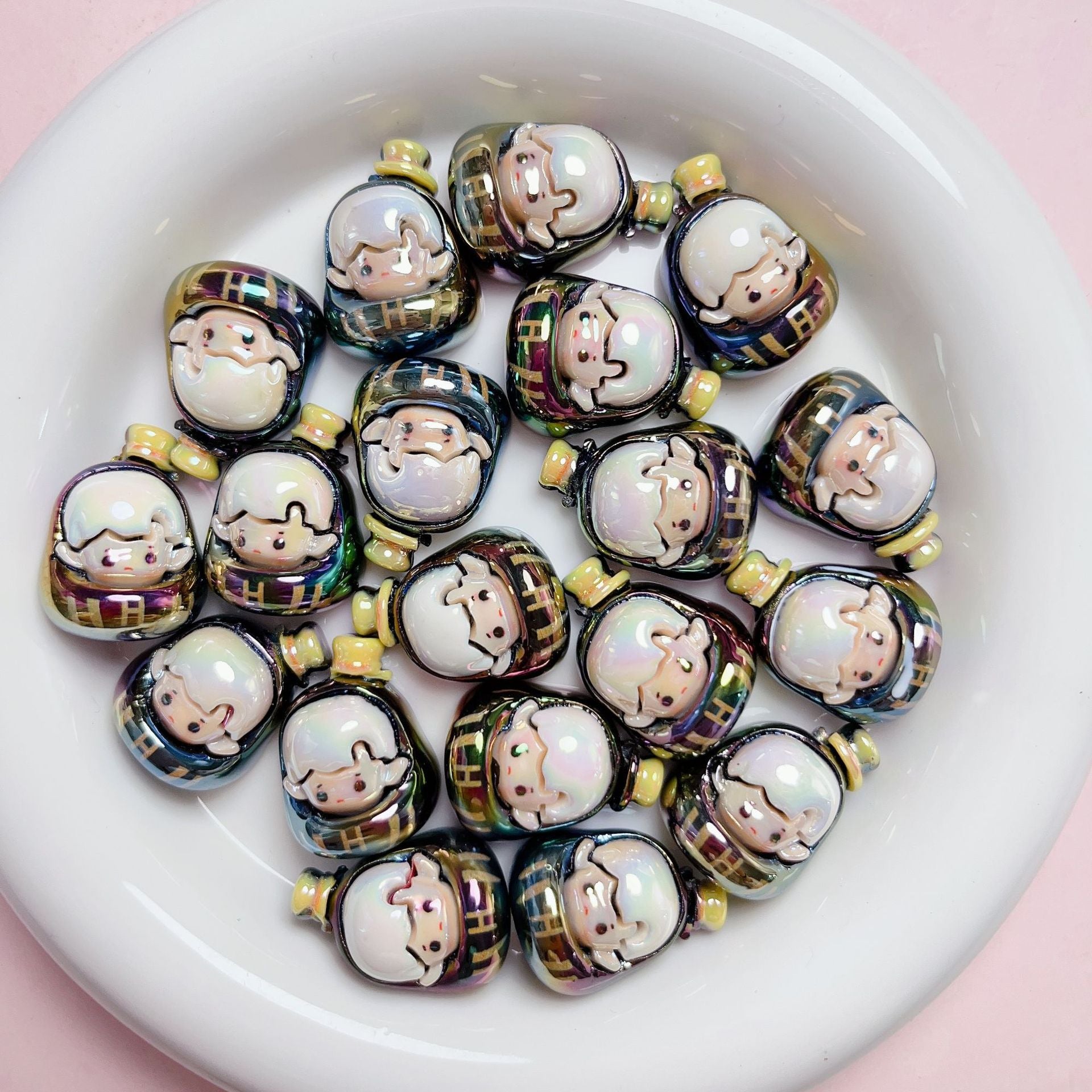 Wholesale Acrylic Uv Colorful Three-dimensional Cartoon Beads