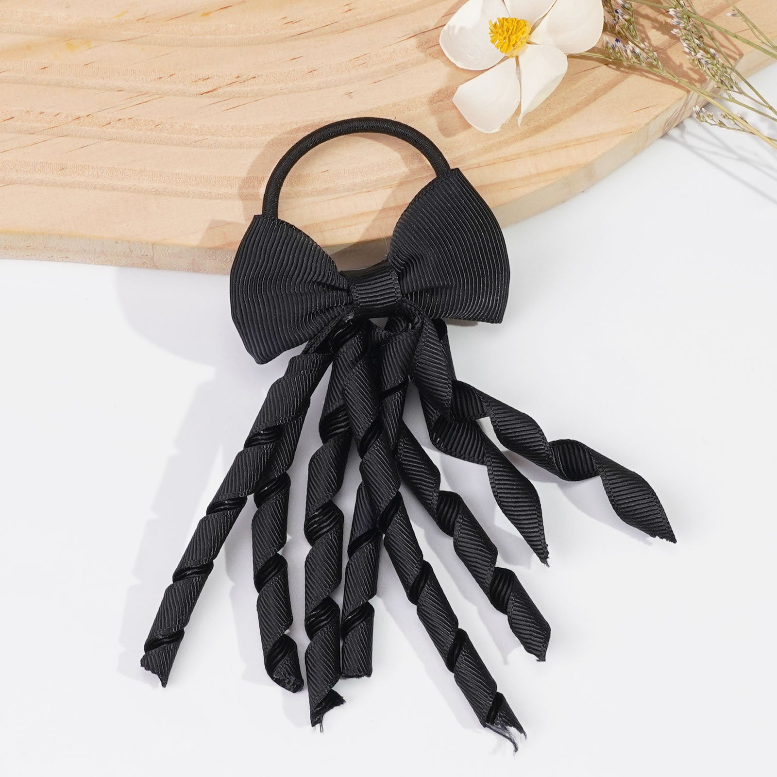 Wholesale bow rubber band roll thread belt Christmas headdress