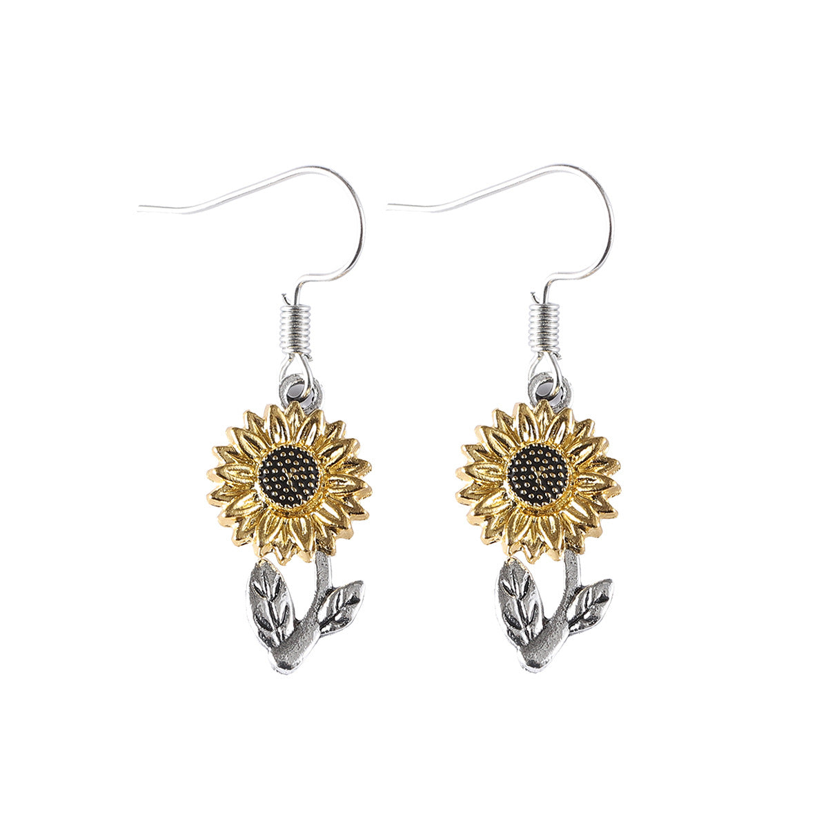 Wholesale Sunflower Earrings Pendant Bohemian Earrings