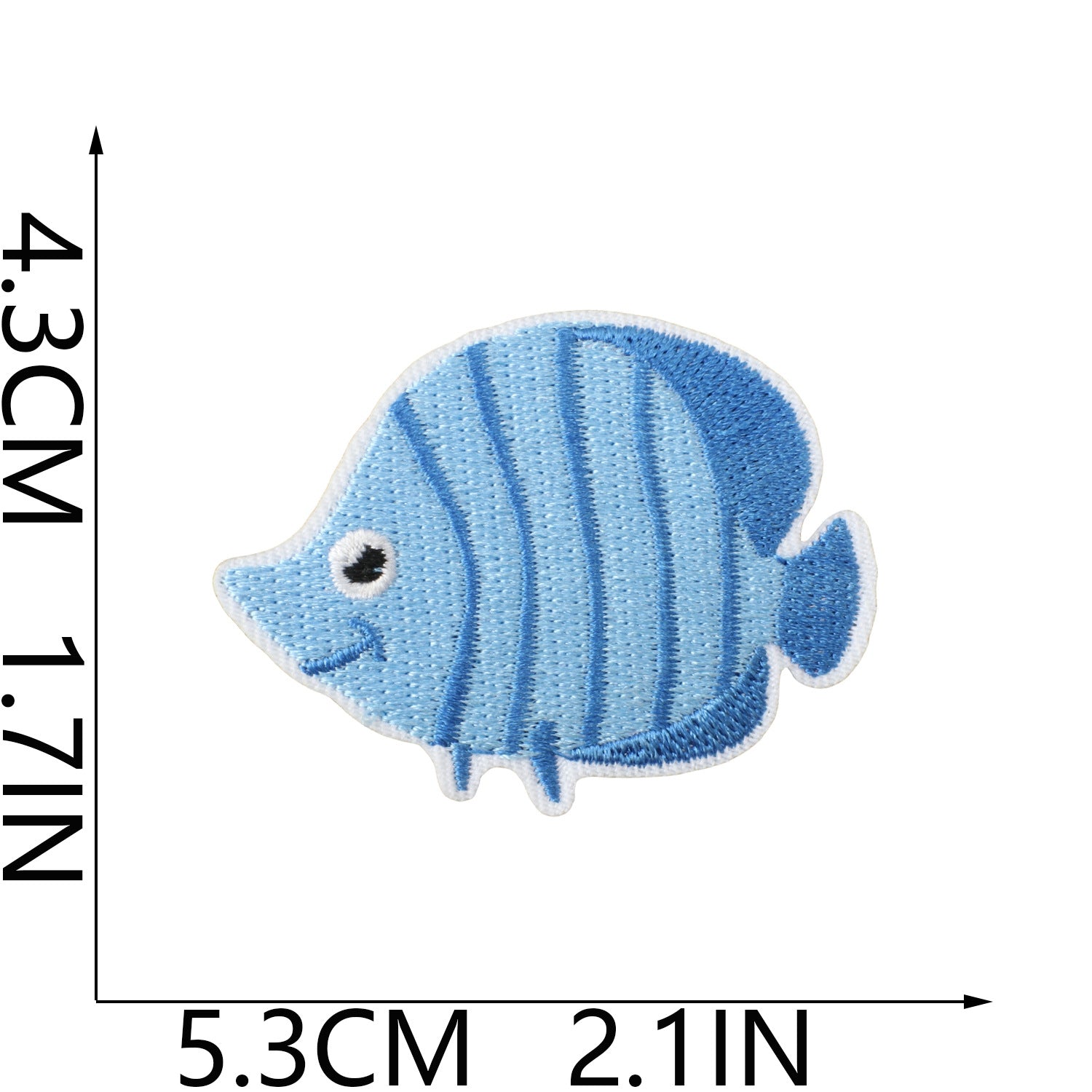 Wholesale Trendy Ocean Party Embroidered Patches For Kids Clothing Cartoon Shark Dolphin Fashion Accessory