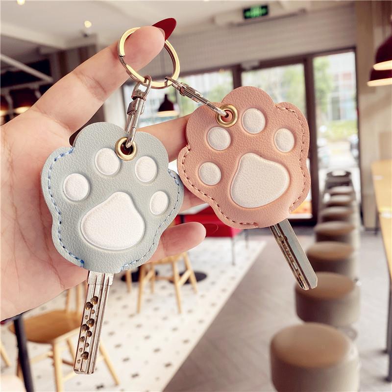 Titular de la llave de la garra del gato de dibujos animados de PVC al por mayor