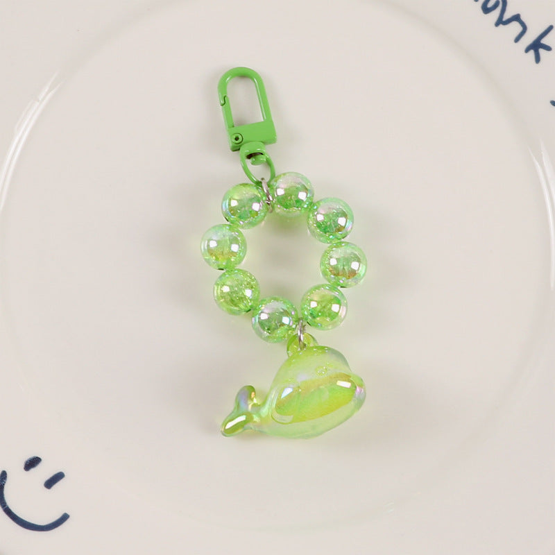 Wholesale Resin Whale Beads Keychain