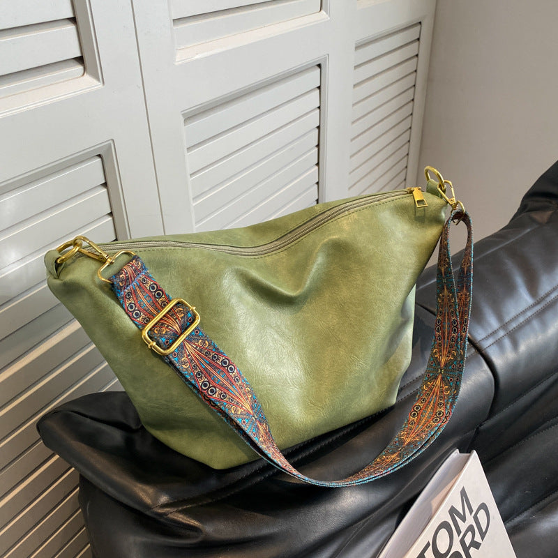 Wholesale PU Large Capacity Shoulder Messenger Bag