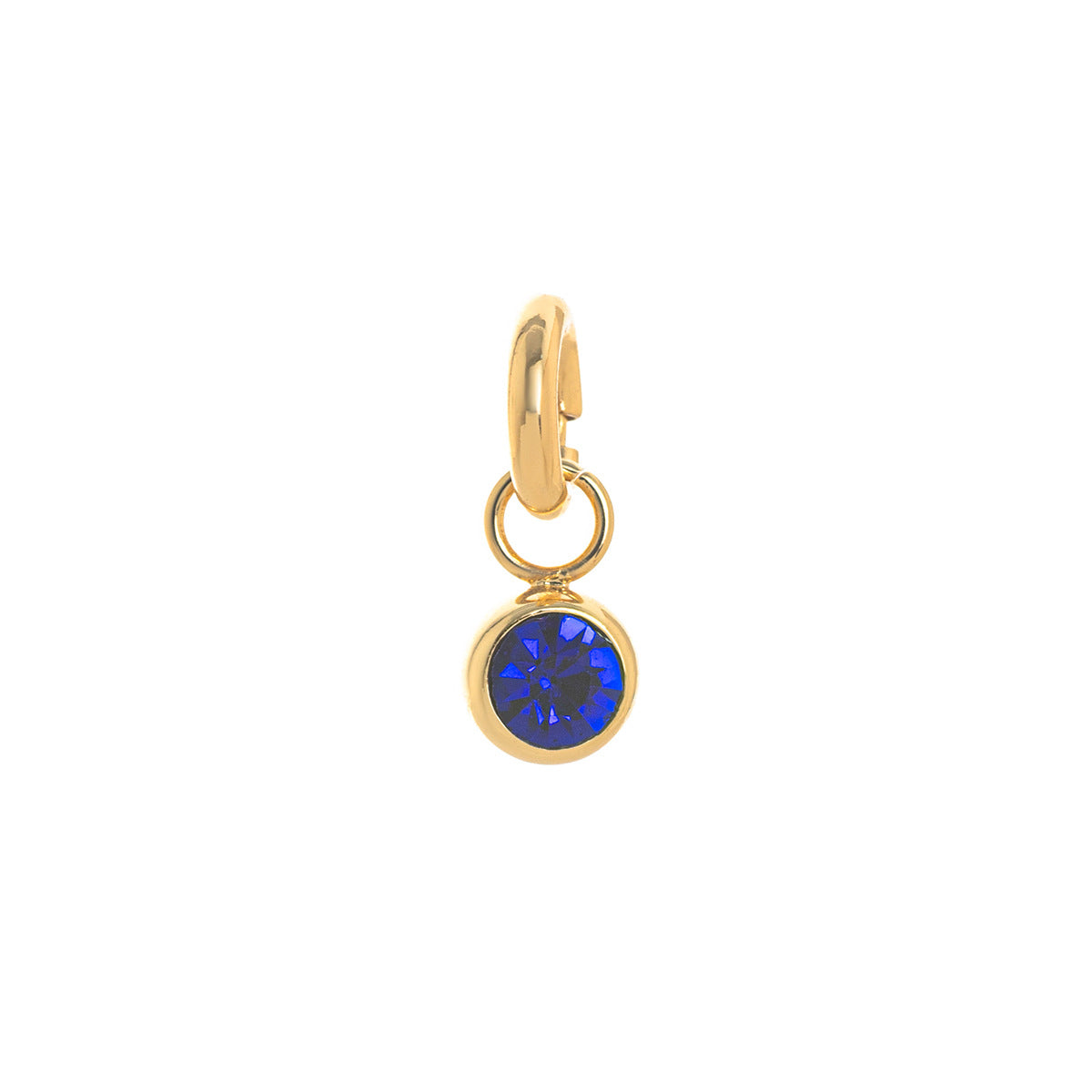 Wholesale Simple Twelve Birthstones Light Luxury Palm Moon Tai Chi Planet Gold-plated Pendant
