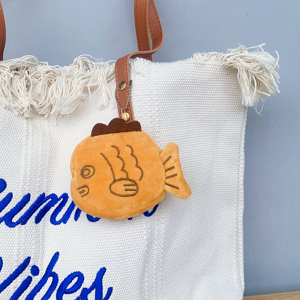 Wholesale Taiyaki Cute Cartoon Plush Wallet