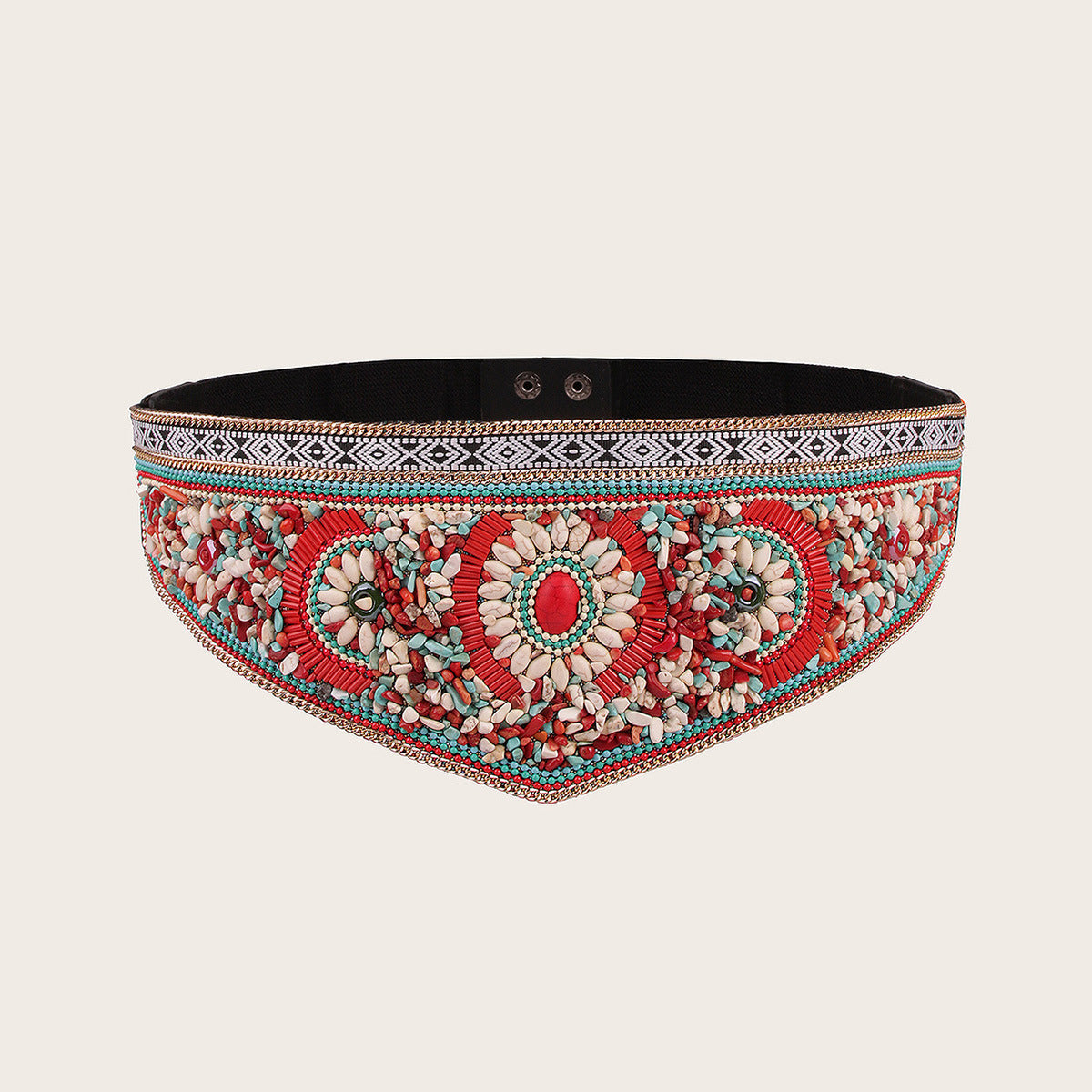 Wholesale Beads Handmade Bohemian Style Elastic Wide Waist