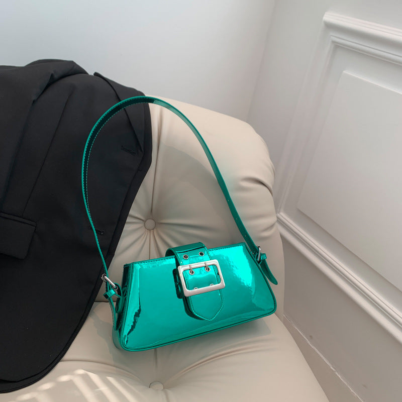 Wholesale Patent Leather Shiny Underarm Shoulder Bag