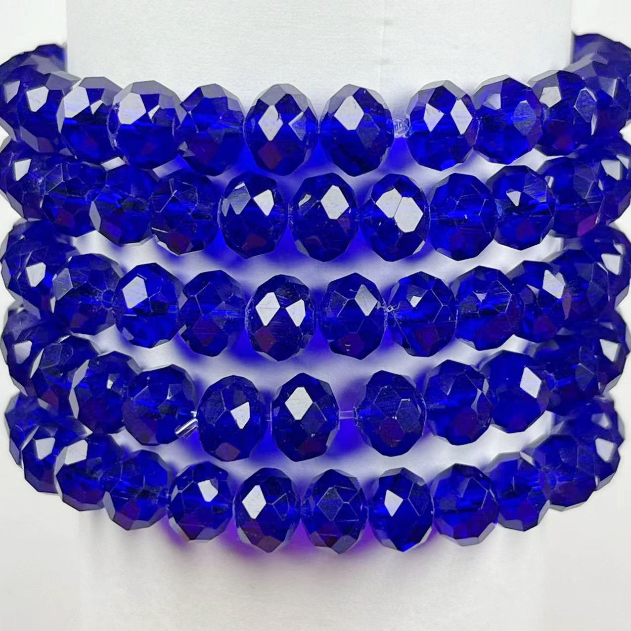 Wholesale Crystal Bracelet Glass 6X8MM Abacus