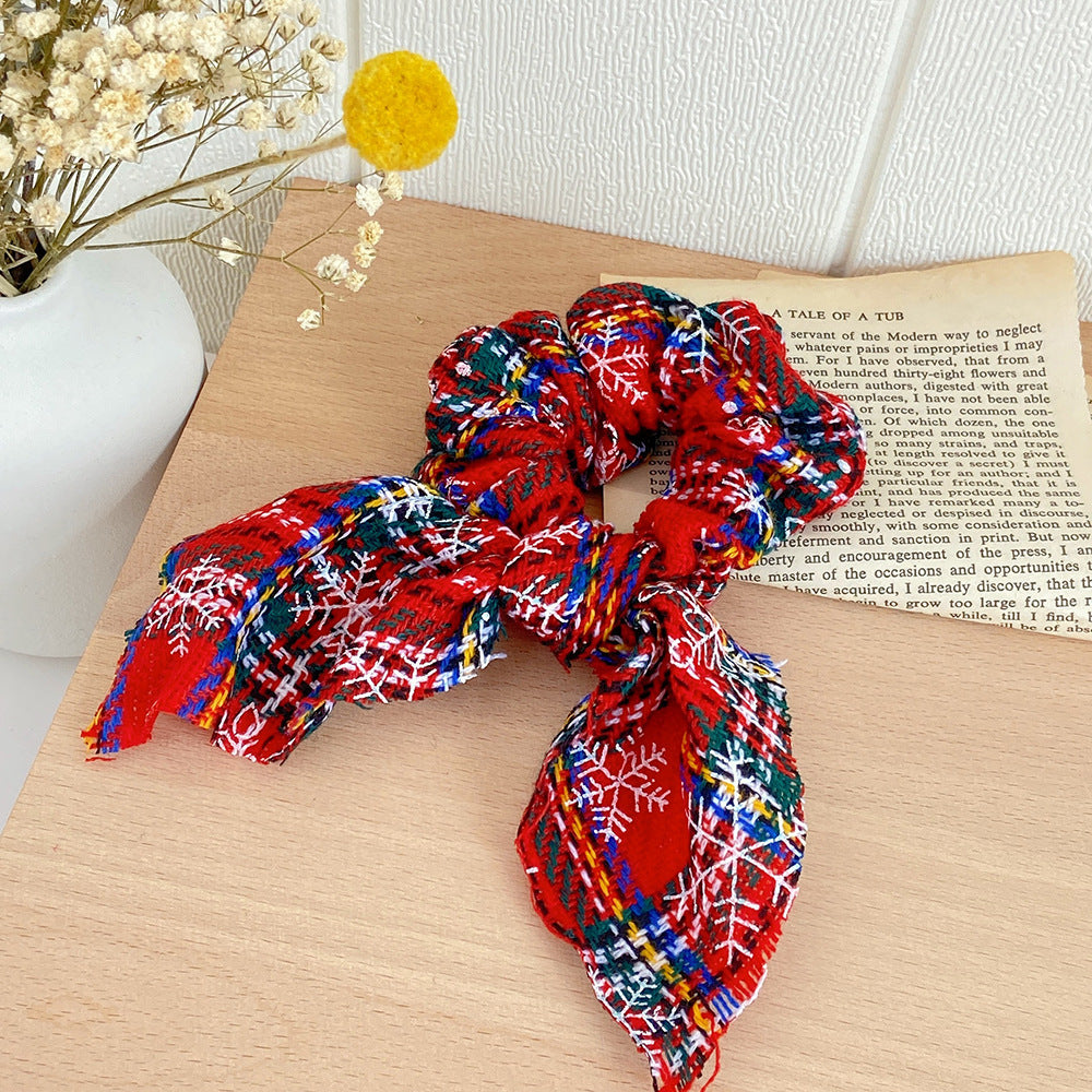 Wholesale Christmas Autumn/Winter Fabric Hair Scrunchies