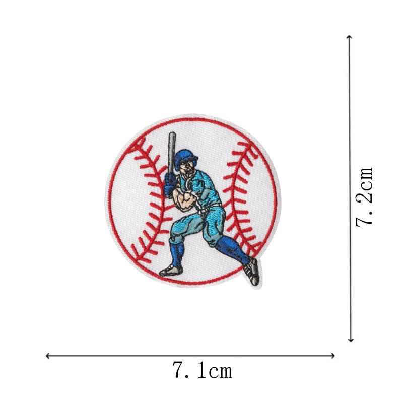 Wholesale Bow Cartoon Baseball DIY Patches