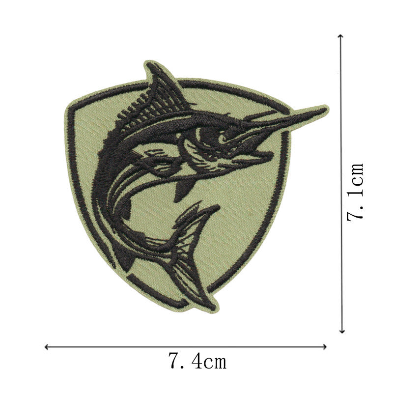 Wholesale Retro Warrior Embroidered Patch Set 14Pcs Adhesive Craft Patches For Clothing Bags Hats Decorative DIY Accessory