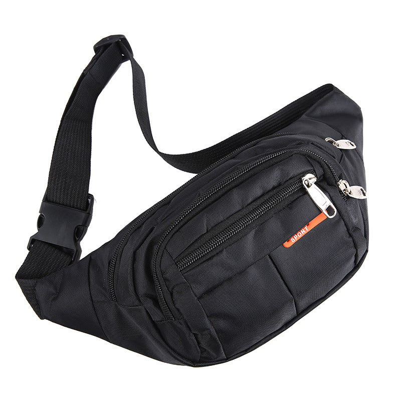 Wholesale Men's waist bag outdoor mountaineering cycling climbing mobile phone bag crossbody chest bag