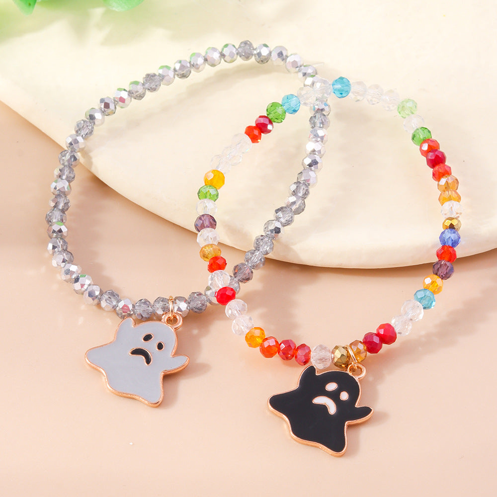 Wholesale Halloween Ghost Beaded Bracelet
