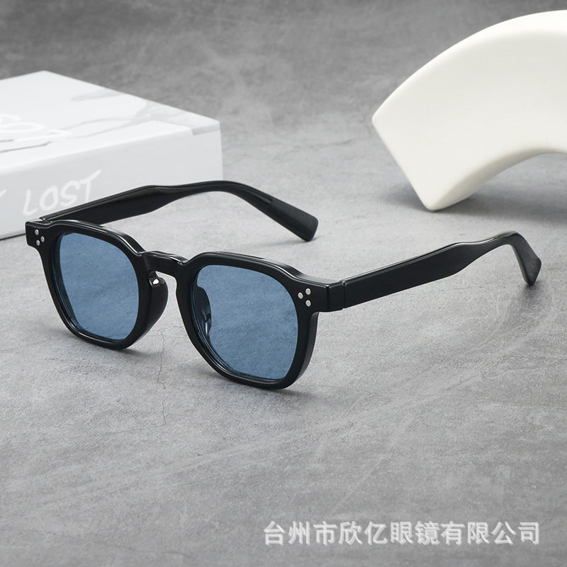 Wholesale Retro thick oval small frame high-end anti-ultraviolet sunglasses