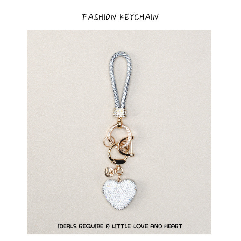 Wholesale Diamond Heart Keychain