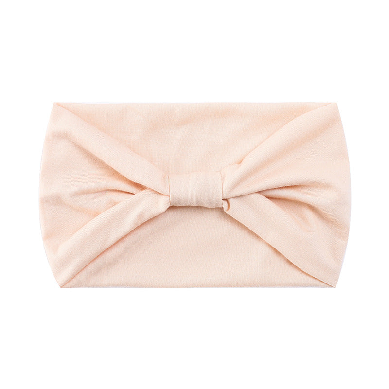 Wholesale Solid color elastic wide brim yoga sweat-absorbent headband