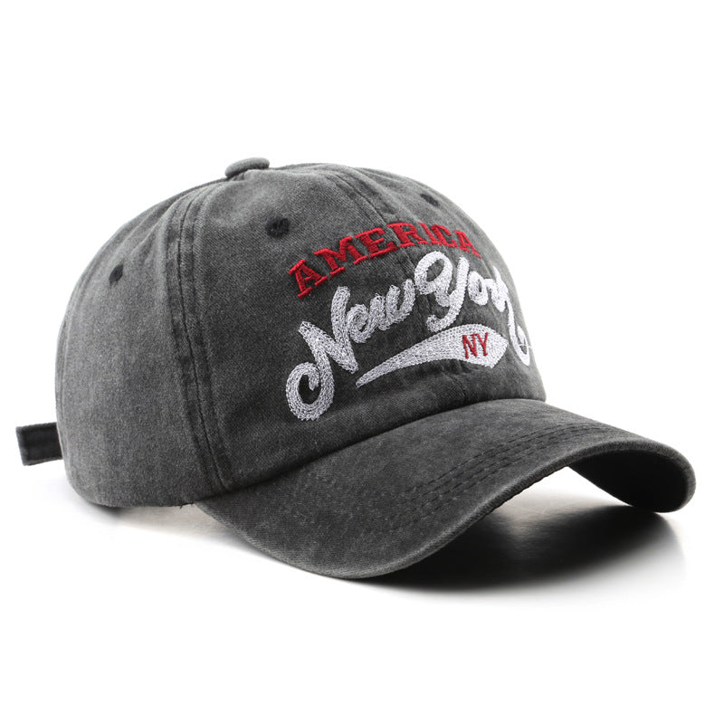 Capilla de béisbol de bordado de letra de algodón al por mayor