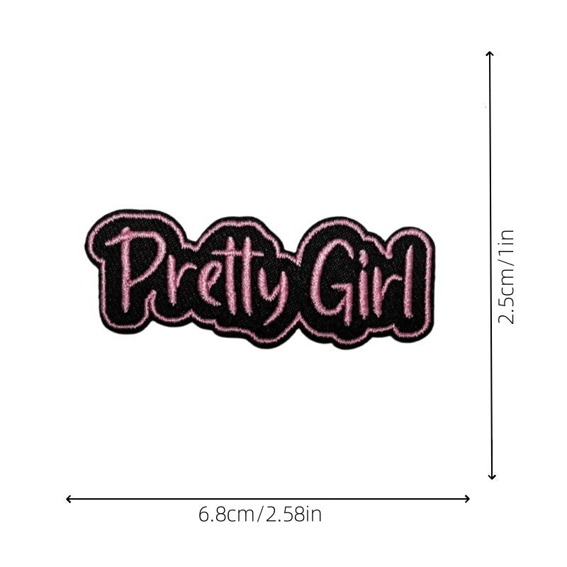 Wholesale Chic Embroidered Letter Patches Set Of 9 Decorative Accent For Coats And Everyday Use