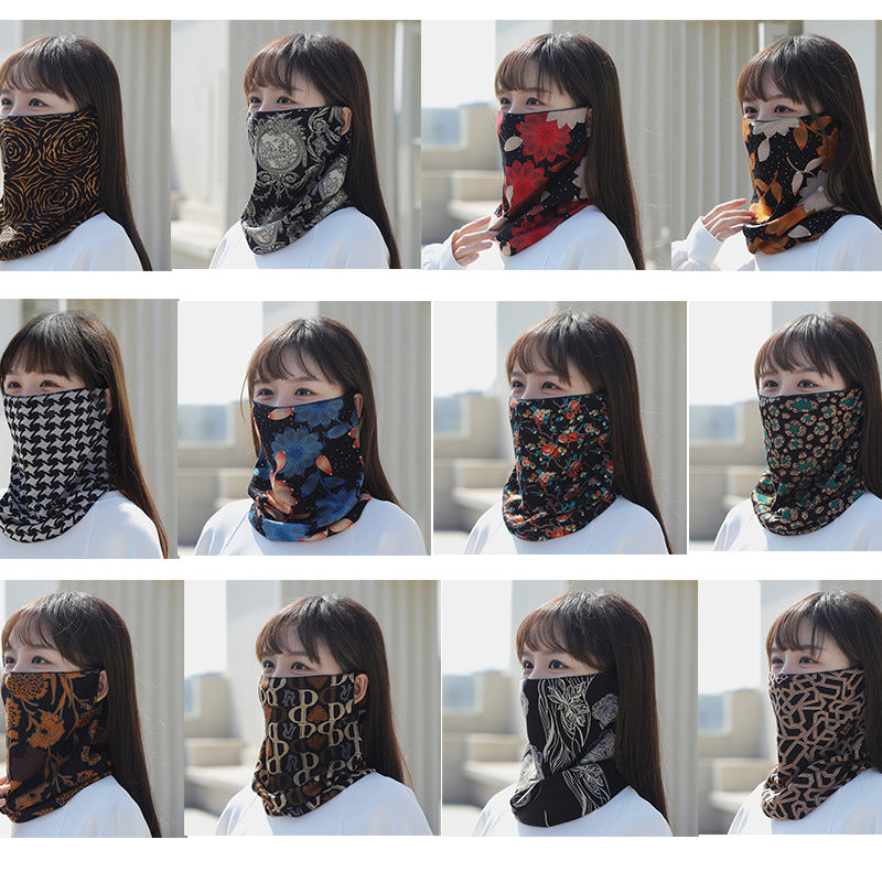 Wholesale Pearlescent Cotton Cycling Cold and Warm Neck Protection and Windproof Ear Pearlescent Cotton Hanging Mask