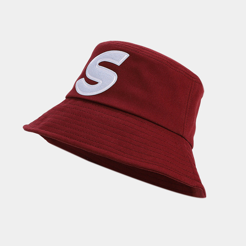 Wholesale Cotton S Letter Bucket Hat