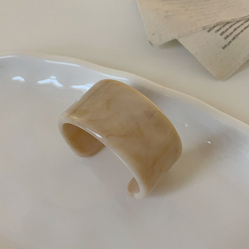 Wholesale Irregular Resin Texture Bracelet