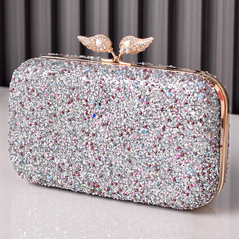 Wholesale Butterfly Decoration Dinner PU Handbags
