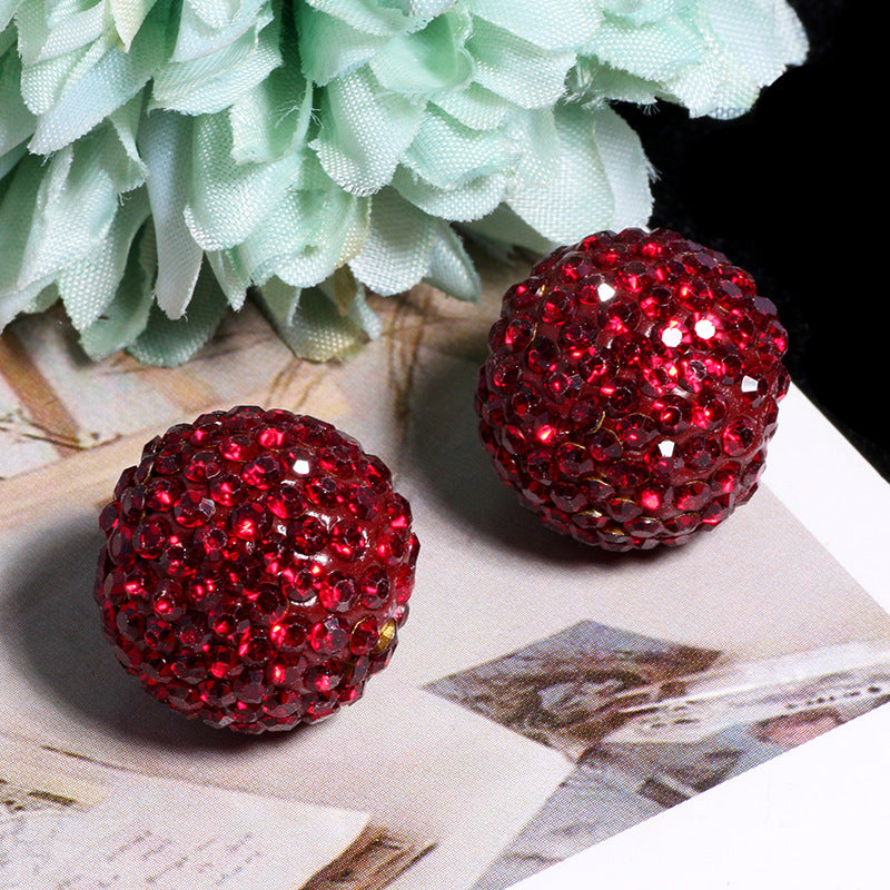 Wholesale 20pcs Soft ceramic colored round beads