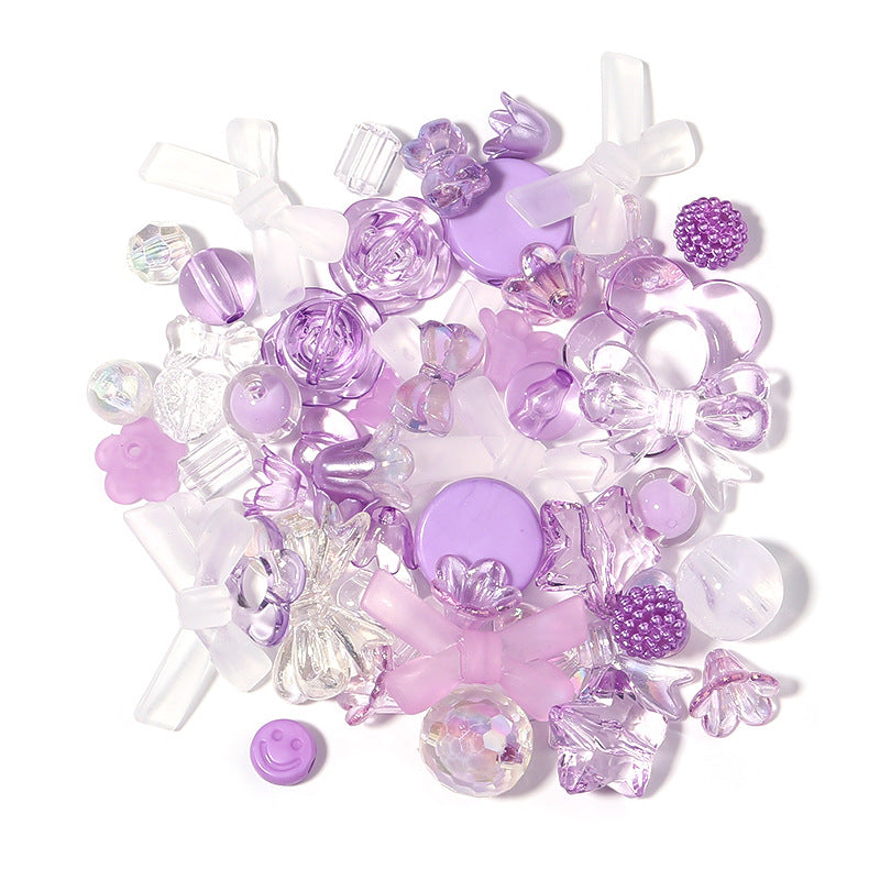 Wholesale Acrylic phone charm with random mixed cartoon beads