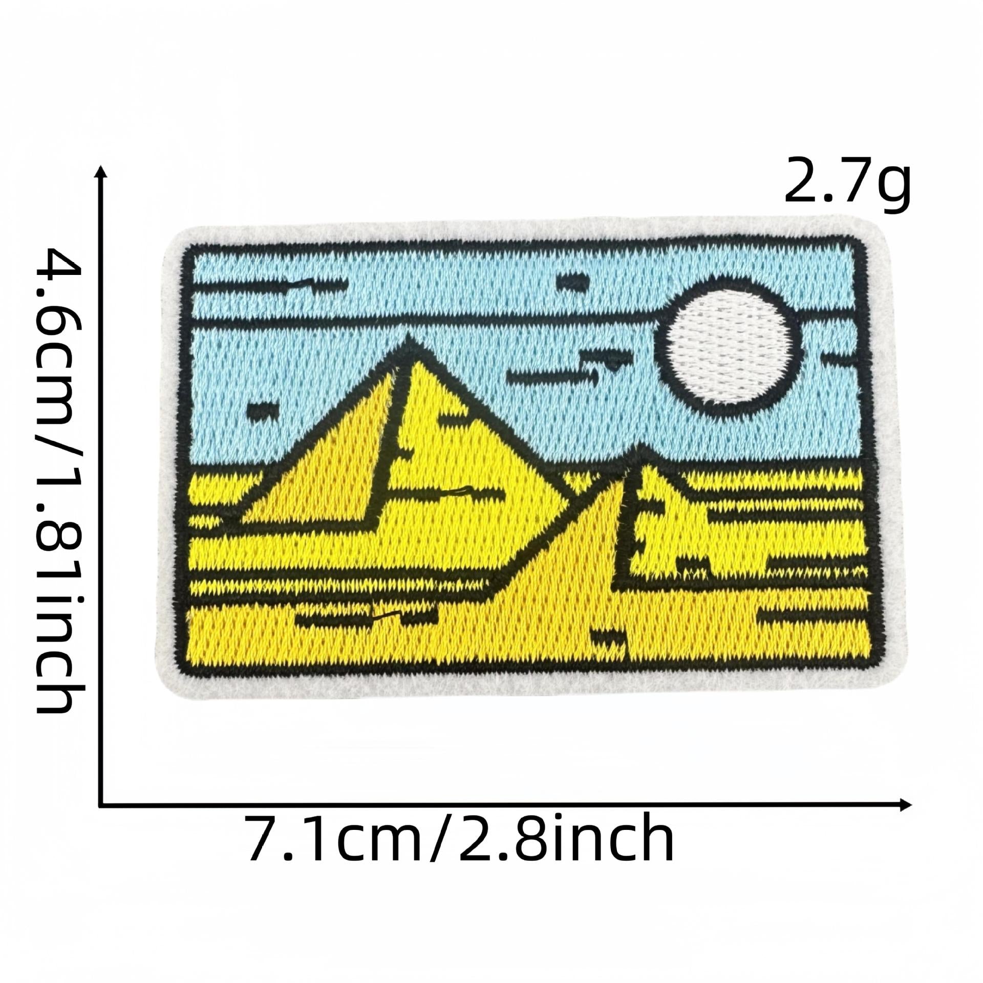 Wholesale Cartoon World Landmark Pattern Embroidery DIY Patches