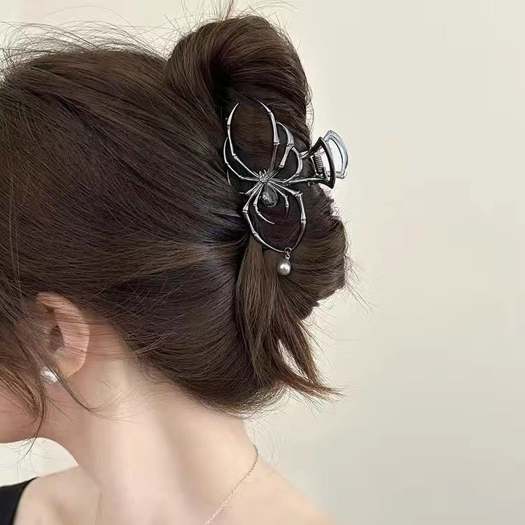 Wholesale Halloween Skull Magic Claw Clip Hair Accessories Metal Spider Large Shark Clip