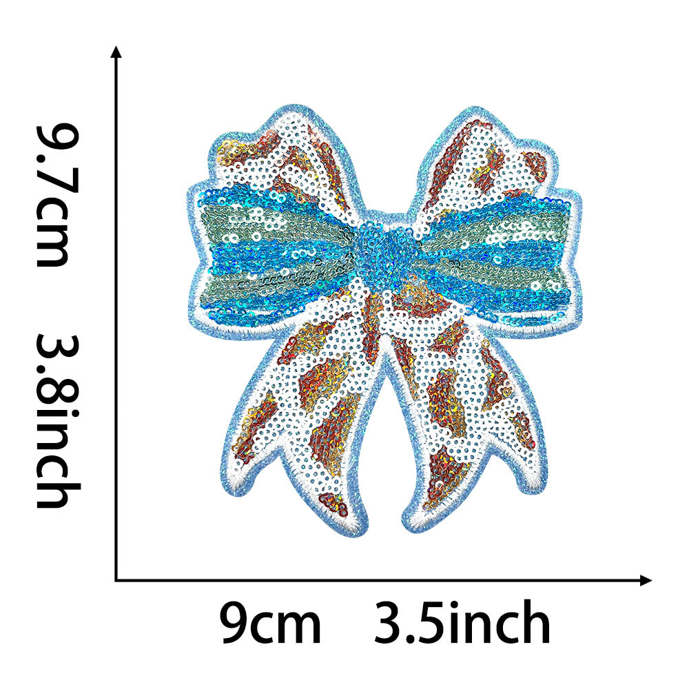 Wholesale  Summer Ocean Sports Watermelon Sandals Sequin Cloth DIY Patches