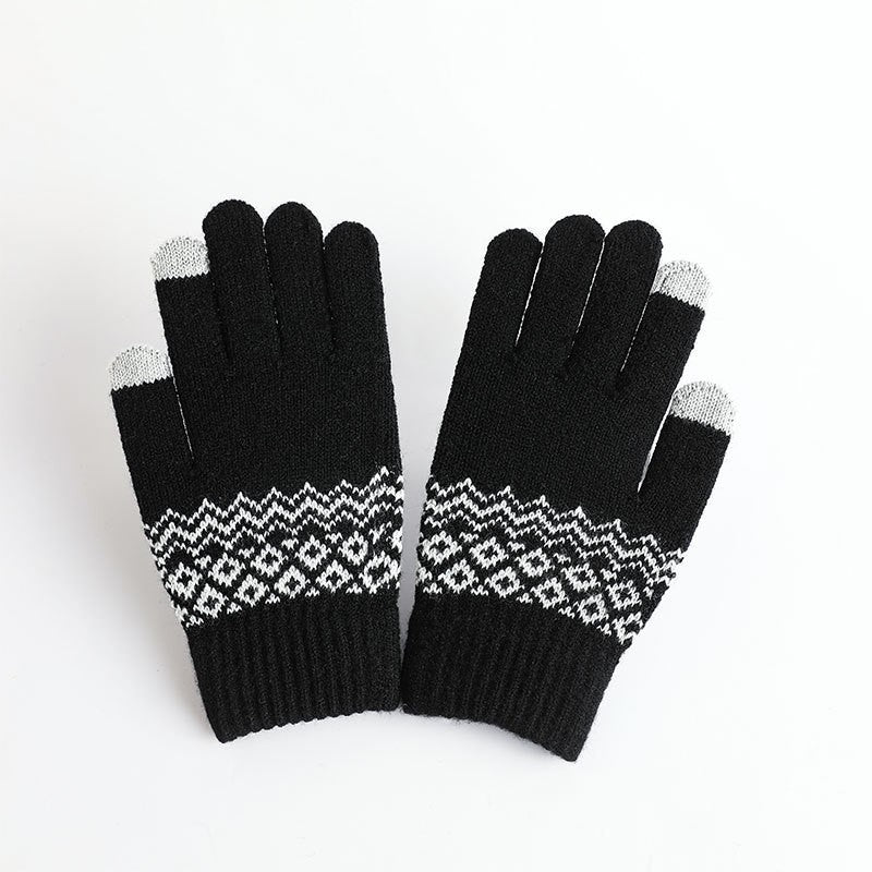 Wholesale Cute and Warm Knitted Gloves for Cold Protection