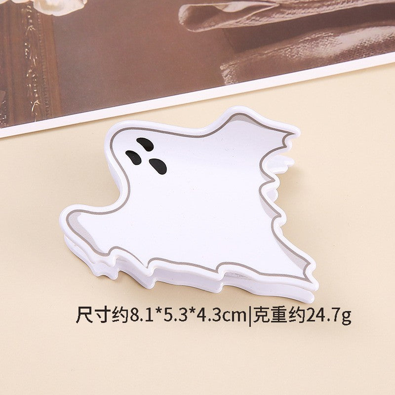 Wholesale Dark Style PVC Pumpkin Ghost Shark Claw Hair Clip  Creative Hair Accessory For Resale