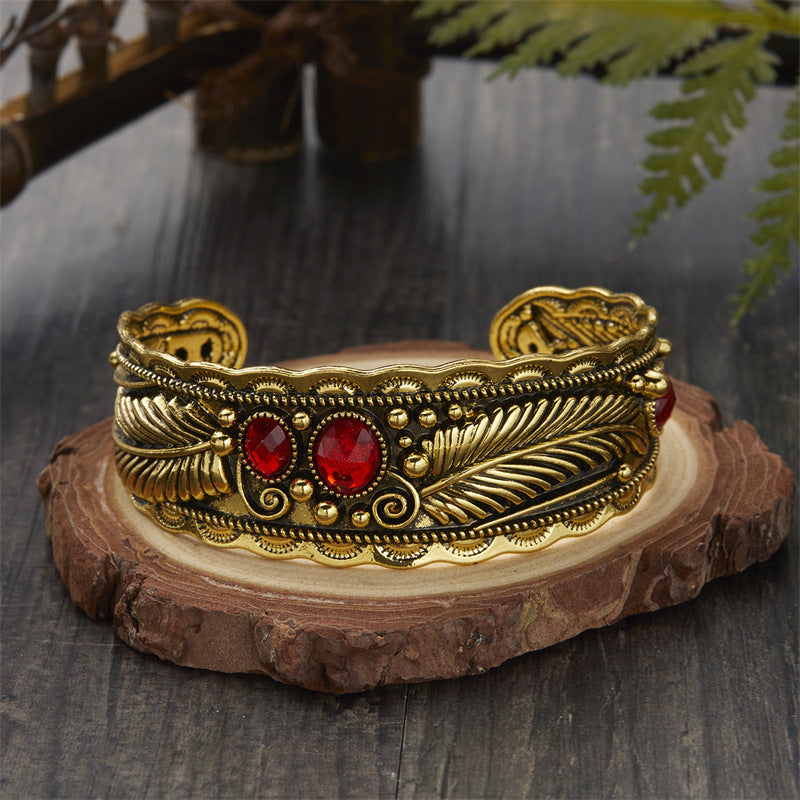 Wholesale Copper Oval Turquoise Bracelet