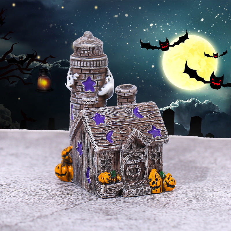 Wholesale house resin ornaments simulation bat miniature model decoration accessories