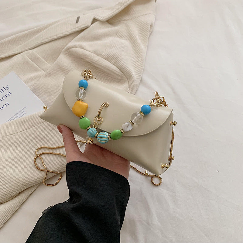 Wholesale Candy Color Chain PU Single Shoulder Crossbody Bag
