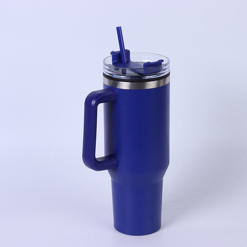Wholesale 304 stainless steel 40oz ice cup double layer vacuum spray car cup creative outdoor handle cup