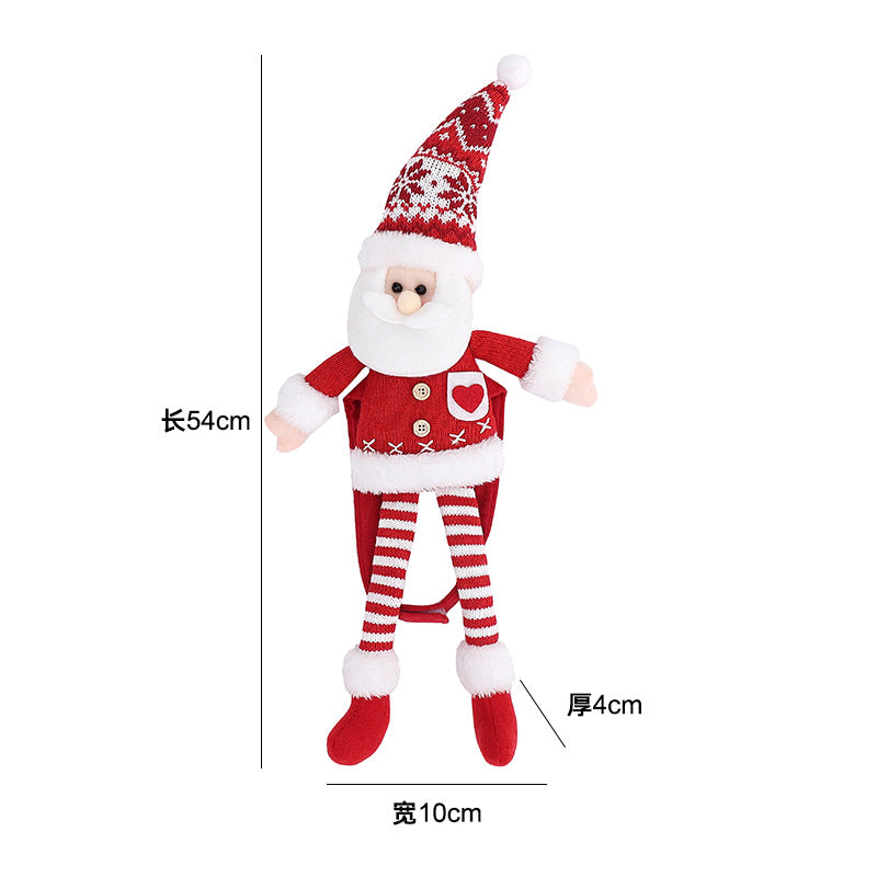 Wholesale Christmas Creative Curtain Buckle Cartoon Doll Decoration