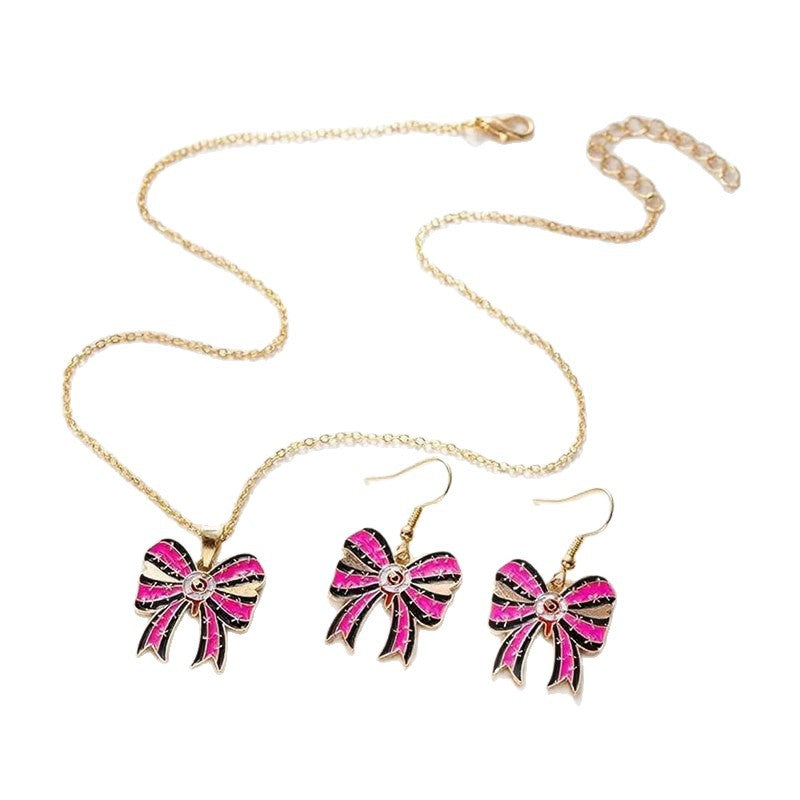 Wholesale Gothic Punk  Earring Necklace Set