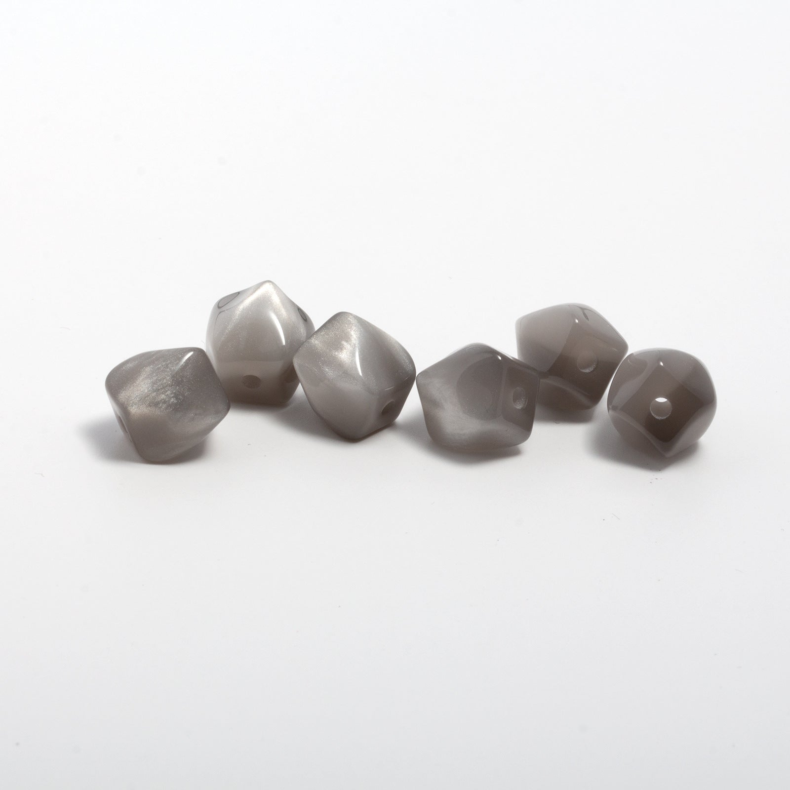 Wholesale 50pcs 10mm octagonal resin beads