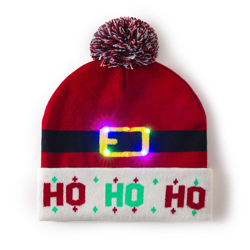 Wholesale Christmas hat  colorful woolen hat