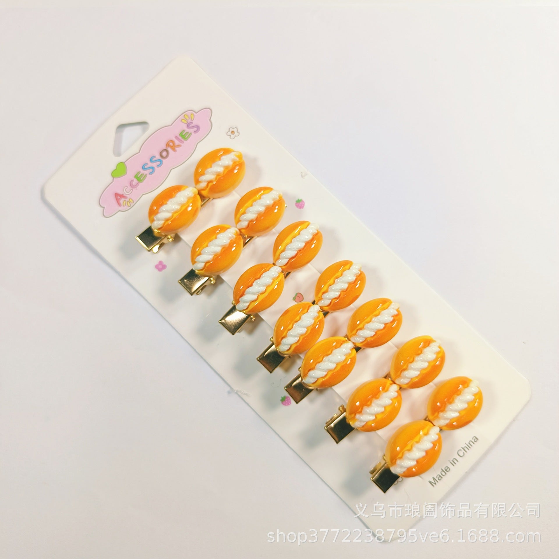 Wholesale Cute Imitation Food Play Fun Funny Hairpin